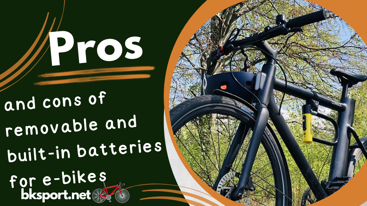 Pros and cons of removable and built-in batteries for e-bikes