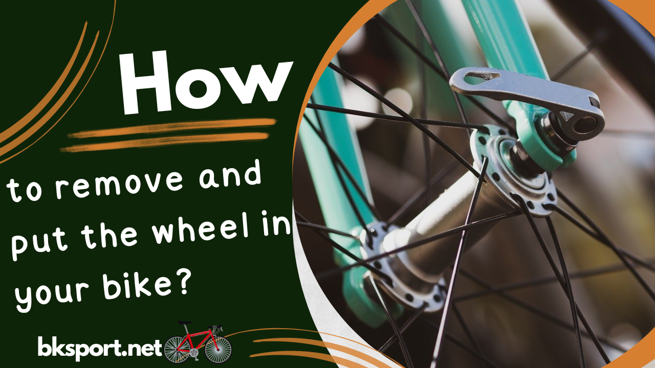 How to remove and put the wheel in your bike?